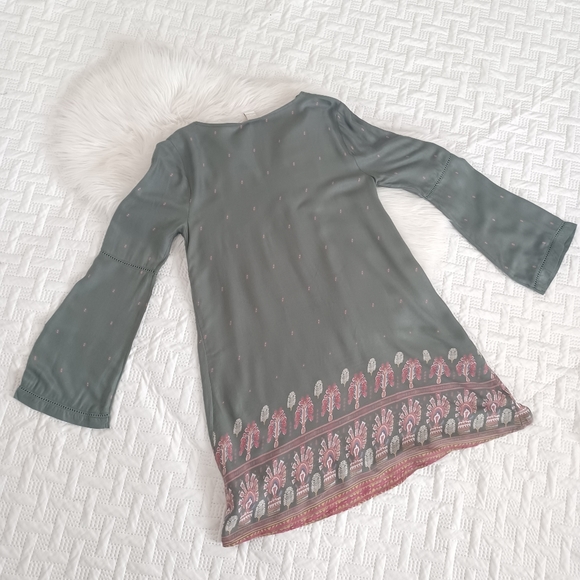 {Roxy} Boho Bell Sleeve Dress - Picture 7 of 9